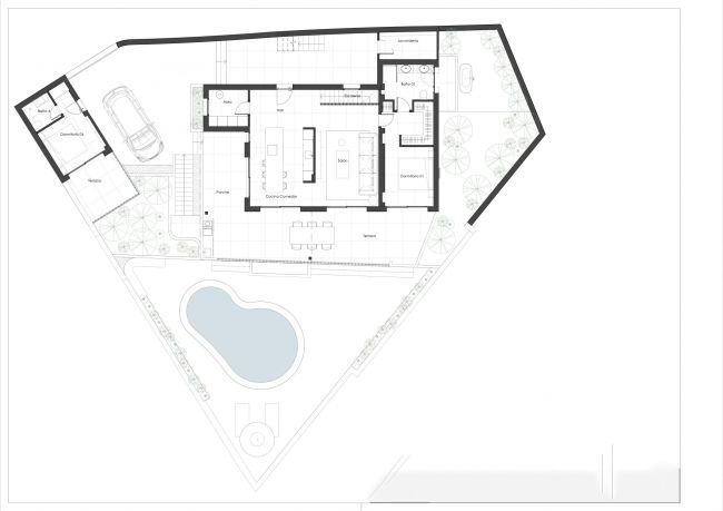 Renoverad villa på två våningar i Nueva Andalucia