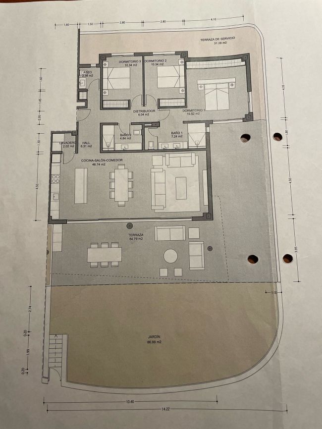 Leilighet på grunnplan til salgs i El Higueron, Fuengirola