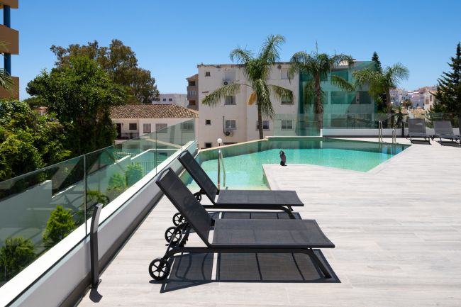 Luksuriøs leilighet med sjøutsikt i Benalmadena Costa