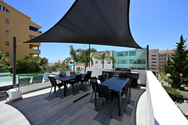 Luksuriøs leilighet med sjøutsikt i Benalmadena Costa