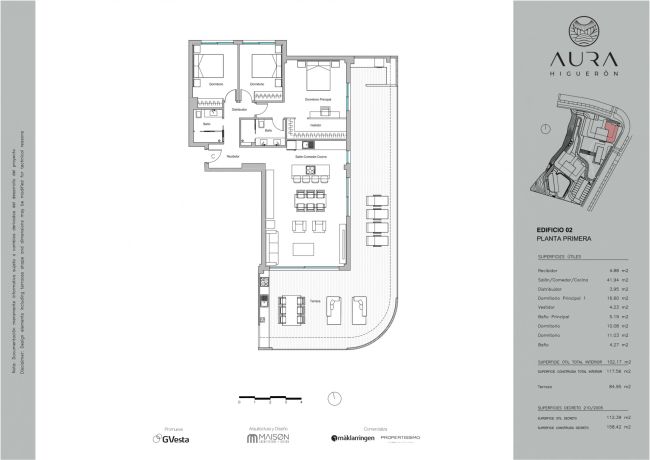 3 soverom leilighet med moderne Elegance & Exclusive Living in Aura, Higuerón