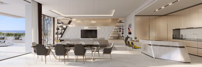 Lamborghini-inspirert luksus på Costa del Sol.