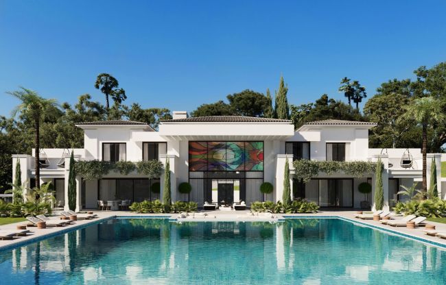 Exclusive Newly Built Luxury Villa on the Frontline of Golf in Los Flamingos, Benahavís