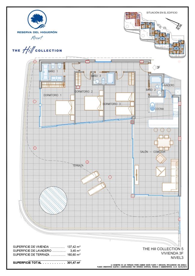 Reserva del higueron 3 seng penthouse med 160 kvm terrasse