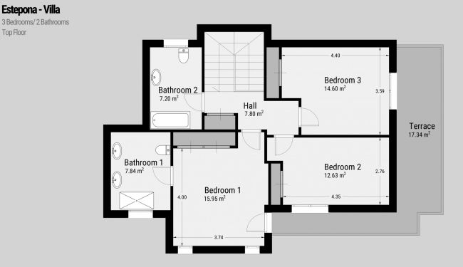 Sjarmerende familiebolig i Monte Biarritz!