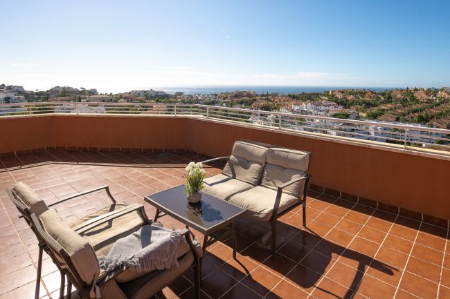 2 Bed Penthouse med fantastisk utsikt over havet Riviera del Sol