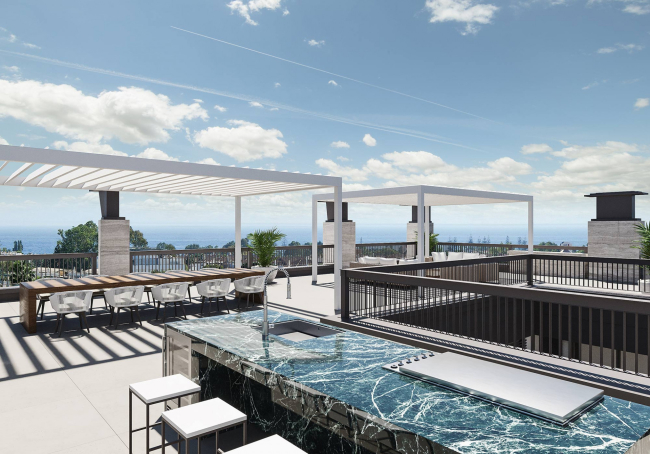 One of the most luxurious new developments being built within walking distance from the famous port of Puerto Banus in Marbella.