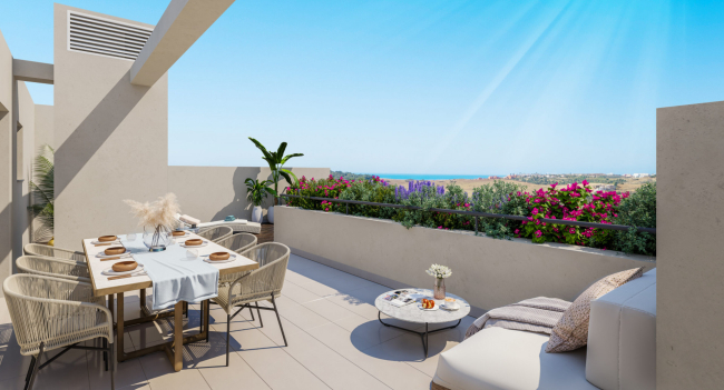 Dupleks toppleilighet til salgs i Estepona