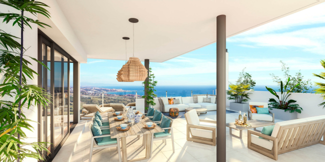 Las Terrazas de Cortesín Bon Air, modern apartments and penthouses in the prestigious Finca Cortesín