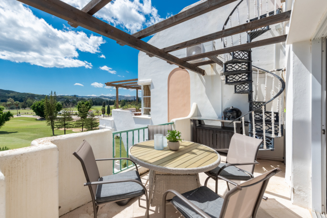 Updated Penthouse in Mijas Golf with Stunning Views