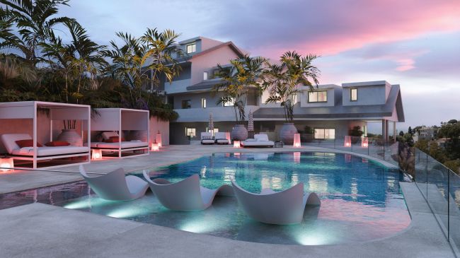 Designprojekt ett stenkast från stranden i Torremuelle, Benalmadena