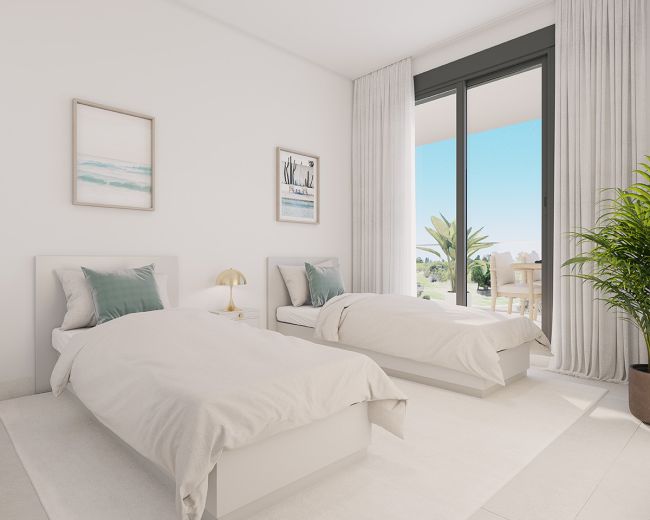 2 and 3 bedroom apartments a privileged setting in Estepona