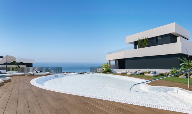 A exclusive residential development with views