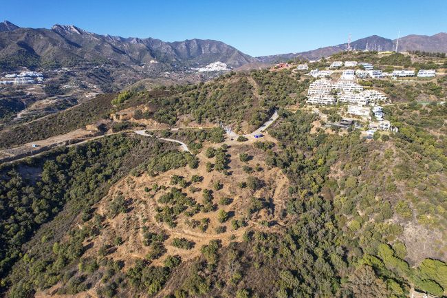 A exclusive residential development with views