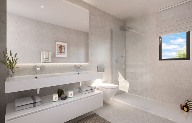 A exclusive residential development with views