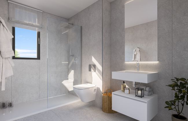 A exclusive residential development with views