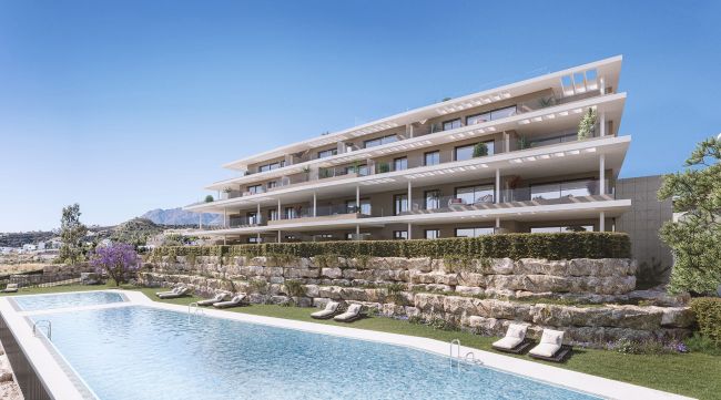 Elegant apartments and penthouses overlooking the Mediterranean sea