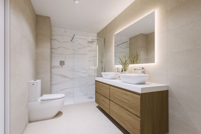 Elegant apartments and penthouses overlooking the Mediterranean sea