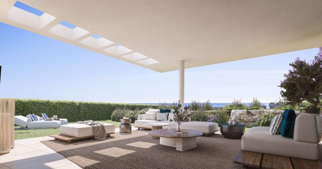 Elegant apartments and penthouses overlooking the Mediterranean sea