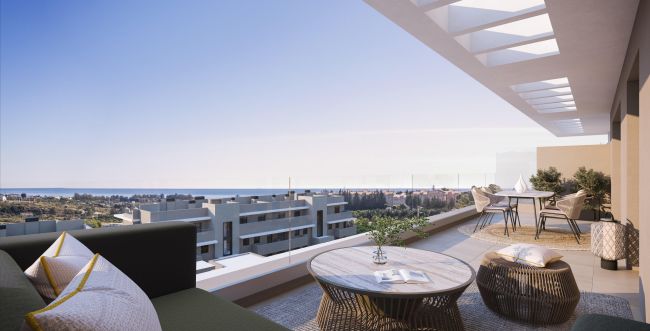 Elegant apartments and penthouses overlooking the Mediterranean sea