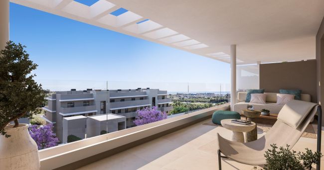 Elegant apartments and penthouses overlooking the Mediterranean sea