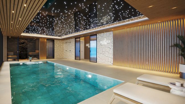 Luxury development in Estepona with indoorpool