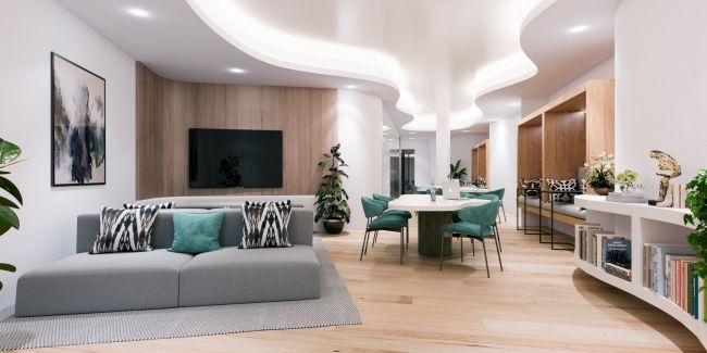 spectacular project with avant-garde architecture