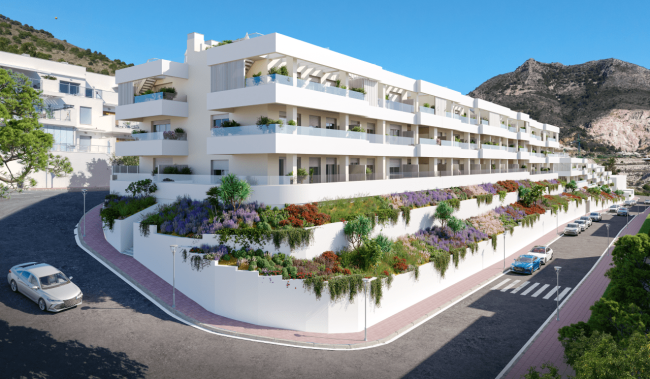 70  apartments and penthouses with 2 and 3 bedrooms in Benalmadena