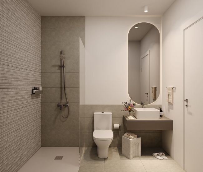 Townhouse development in natural surroundings