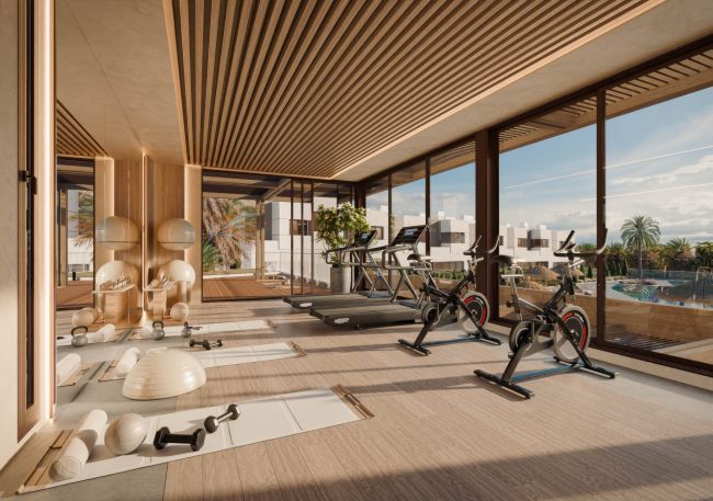 Townhouse development in natural surroundings