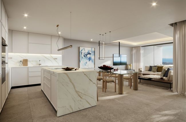 Mediterranean-style homes with spacious terraces