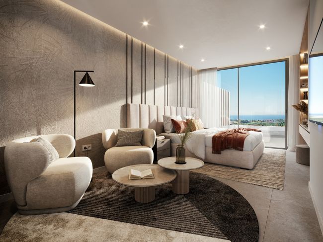 Mediterranean-style homes with spacious terraces