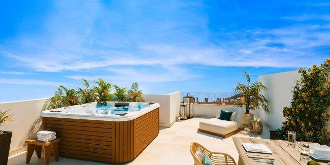 Townhouses with views of the Moroccan coast and Gibraltar