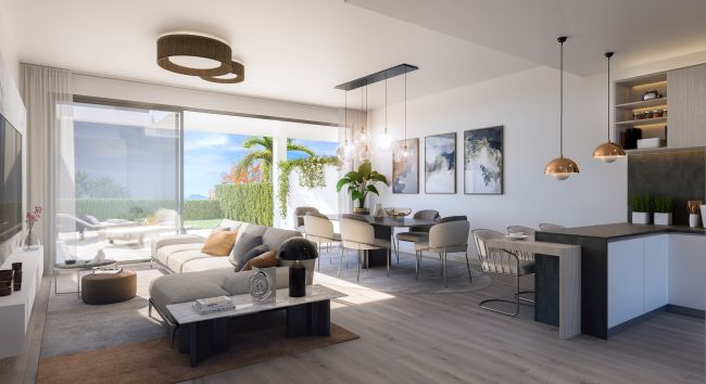 Townhouses with views of the Moroccan coast and Gibraltar