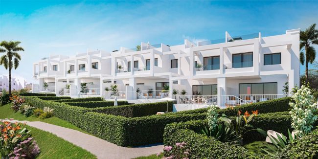 Townhouses with views of the Moroccan coast and Gibraltar
