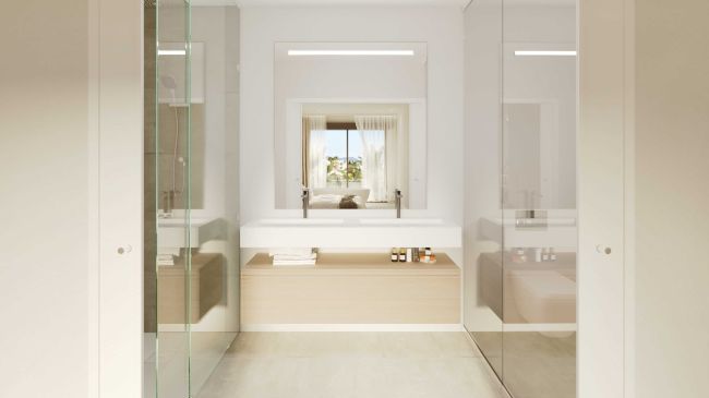 Luxurious three-bedroom townhouses