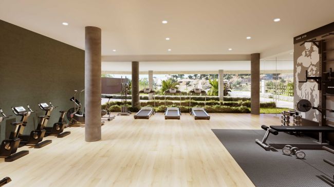 Luxurious three-bedroom townhouses