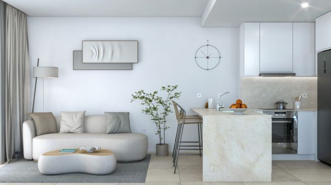 8 beautiful 1 and 2 bedroom apartments in Estepona's historic center