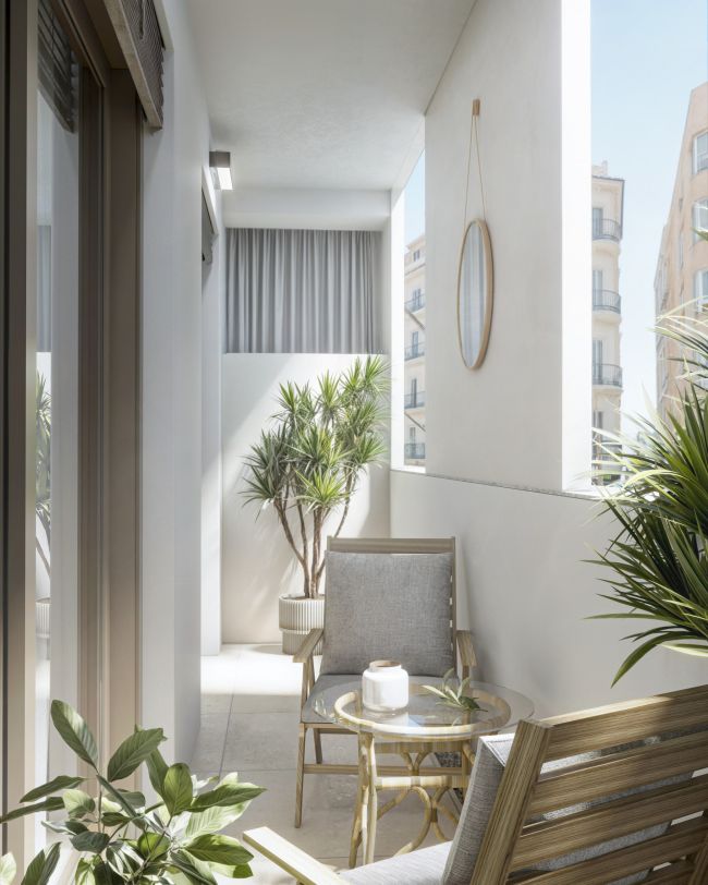 8 beautiful 1 and 2 bedroom apartments in Estepona's historic center