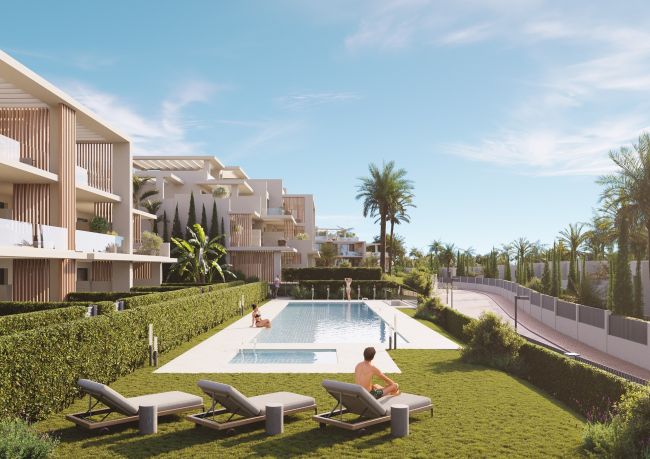 2-4 bedrooms apartments close to beach Estepona