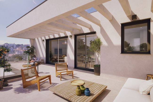 24 apartments with 2 and 3 bedrooms in La Carihuela, Torremolinos