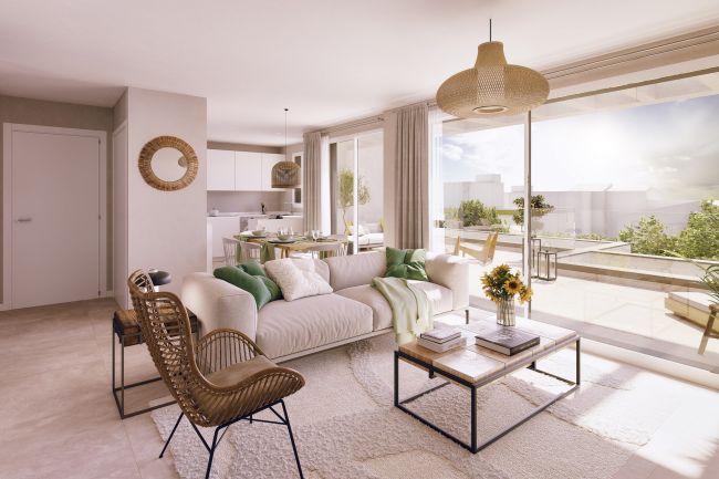 24 apartments with 2 and 3 bedrooms in La Carihuela, Torremolinos