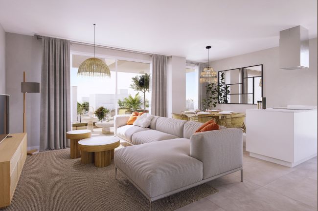 24 apartments with 2 and 3 bedrooms in La Carihuela, Torremolinos