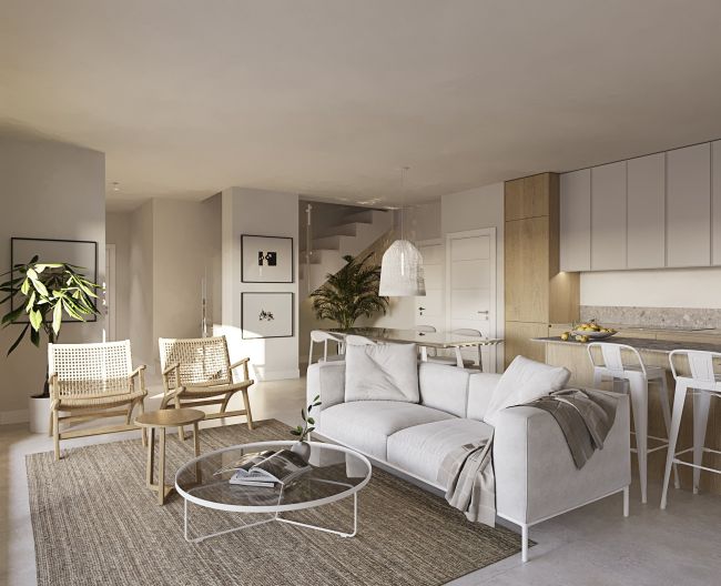 Moderne Küste Leben in der Nähe des Strandes Entre Estepona und Casares