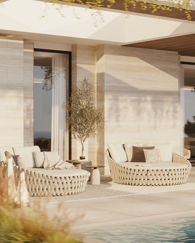 Exquisite Luxusvilla mit Panoramablick auf das Meer in La Quinta, Benahavís