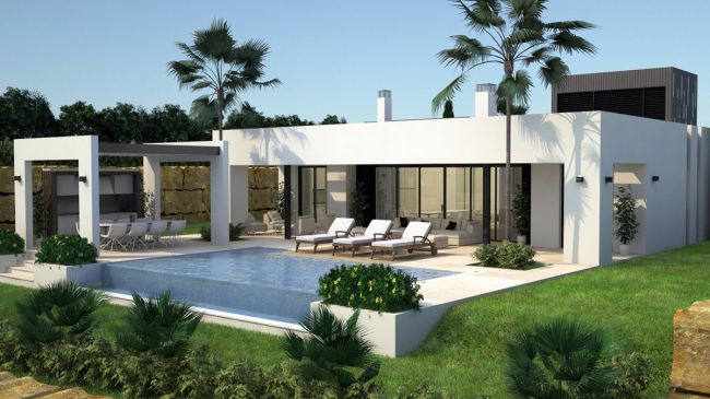 27 eleganta enplansvillor nära La Cala De Mijas