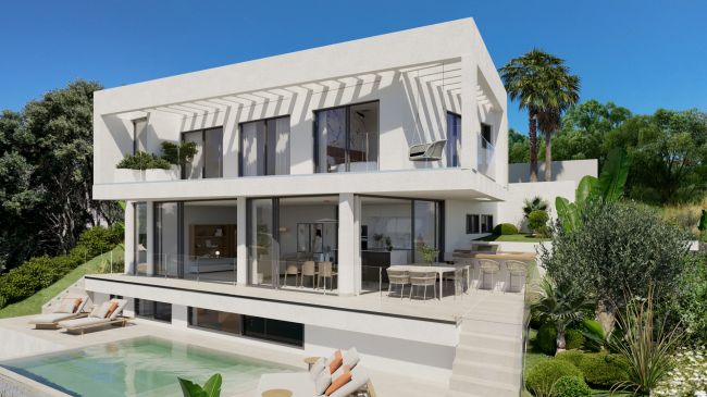8 Moderne Villen mit Meerblick in Valle Romano, Estepona