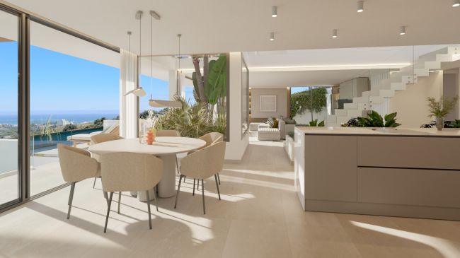 8 Moderne Villen mit Meerblick in Valle Romano, Estepona