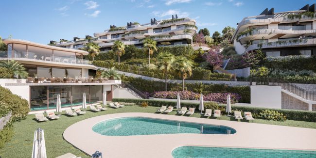 88 Exklusive moderne Residenzen umgeben von Natur in Marbella Ost