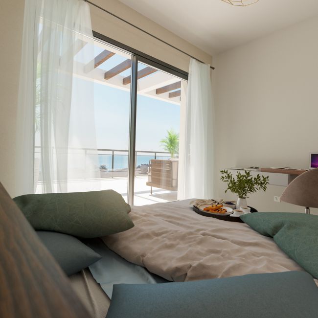 2 und 3 Schlafzimmer Wohnungen mit Meerblick in Calahonda, Mijas